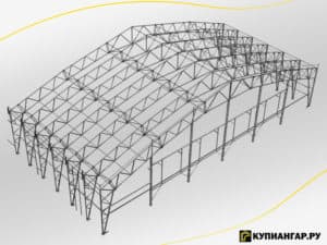 Быстровозводимый каркасный ангар БА-28