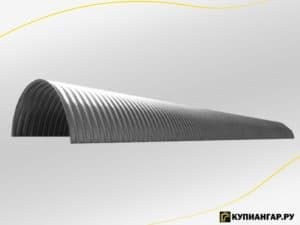 Бескаркасный арочный ангар БАА-31