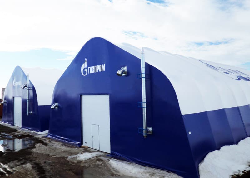 Тентовый ангар под ключ