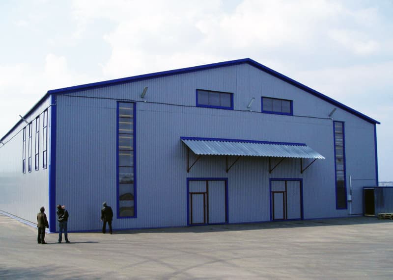 Готовый ангар из сэндвич панелей